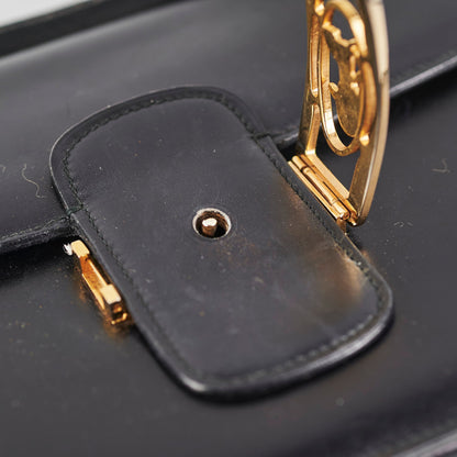 Celine Vintage Horse Carriage Bag Black