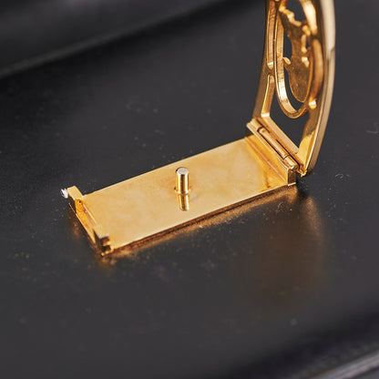 Celine Vintage Horse Carriage Bag Black