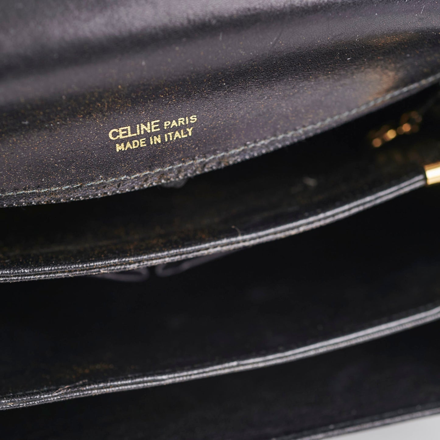 Celine Vintage Horse Carriage Bag Black