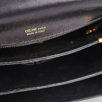 Celine Vintage Horse Carriage Bag Black