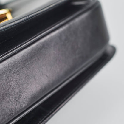 Celine Vintage Horse Carriage Bag Black
