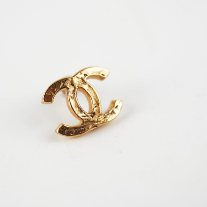 Chanel Mini CC Gold Earrings