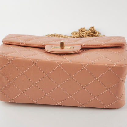 Chanel Mini Reissue Peach Microchip