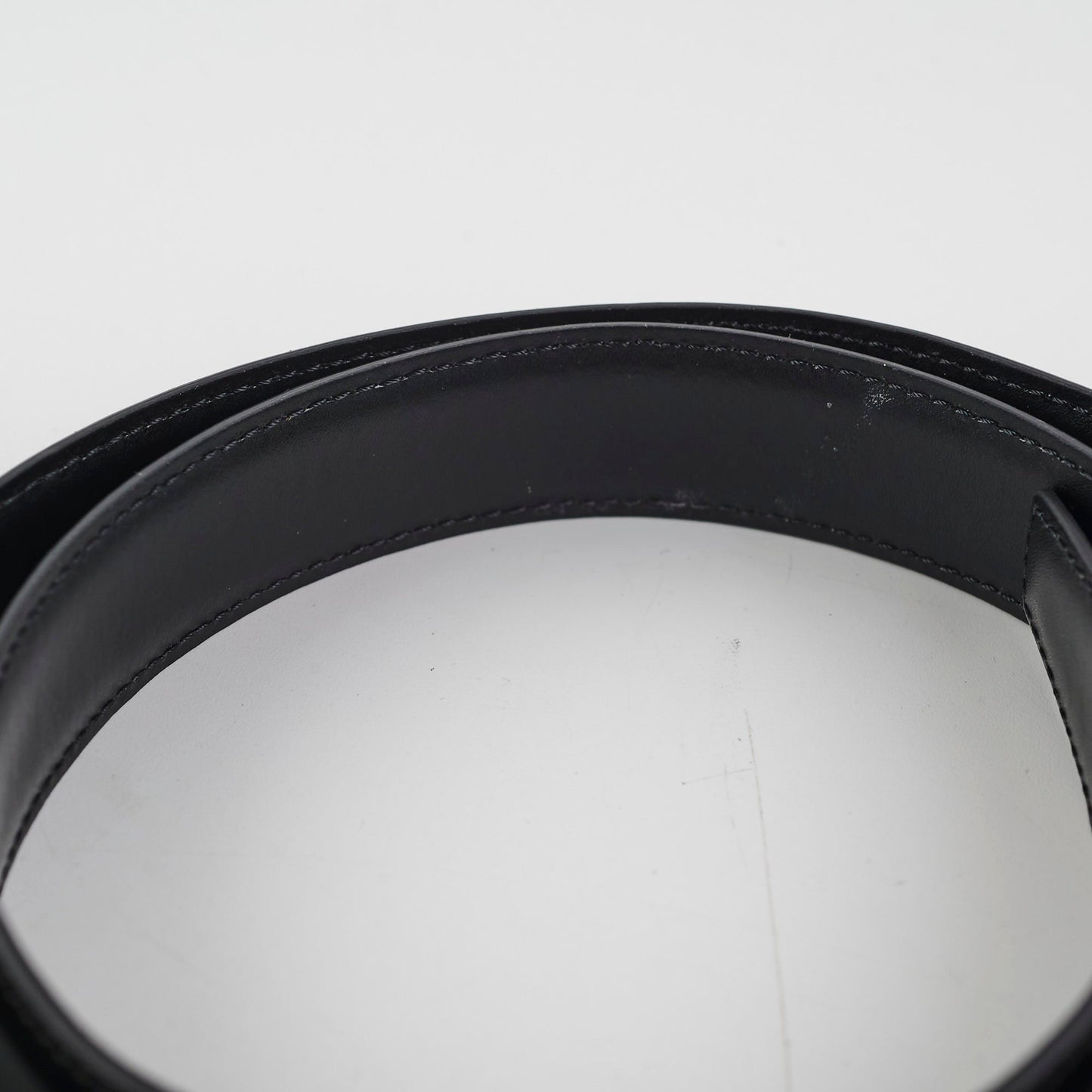 Celine Triomphe Medium Belt Black Size 85cm