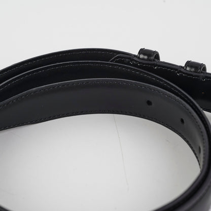 Celine Triomphe Medium Belt Black Size 85cm
