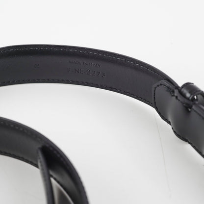 Celine Triomphe Medium Belt Black Size 85cm