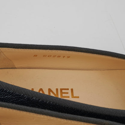 Chanel Ballet Flap Metallic Blue Size 34.5