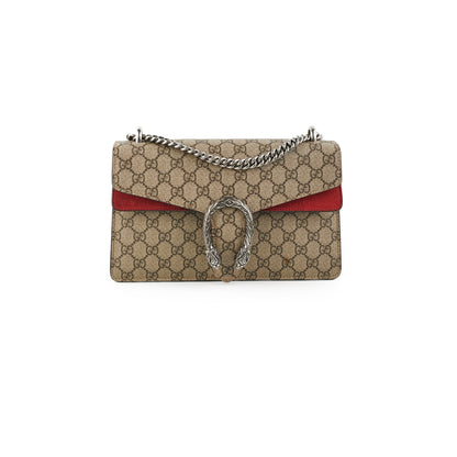 Gucci Dionysus Medium Monogram Red Shoulder Bag