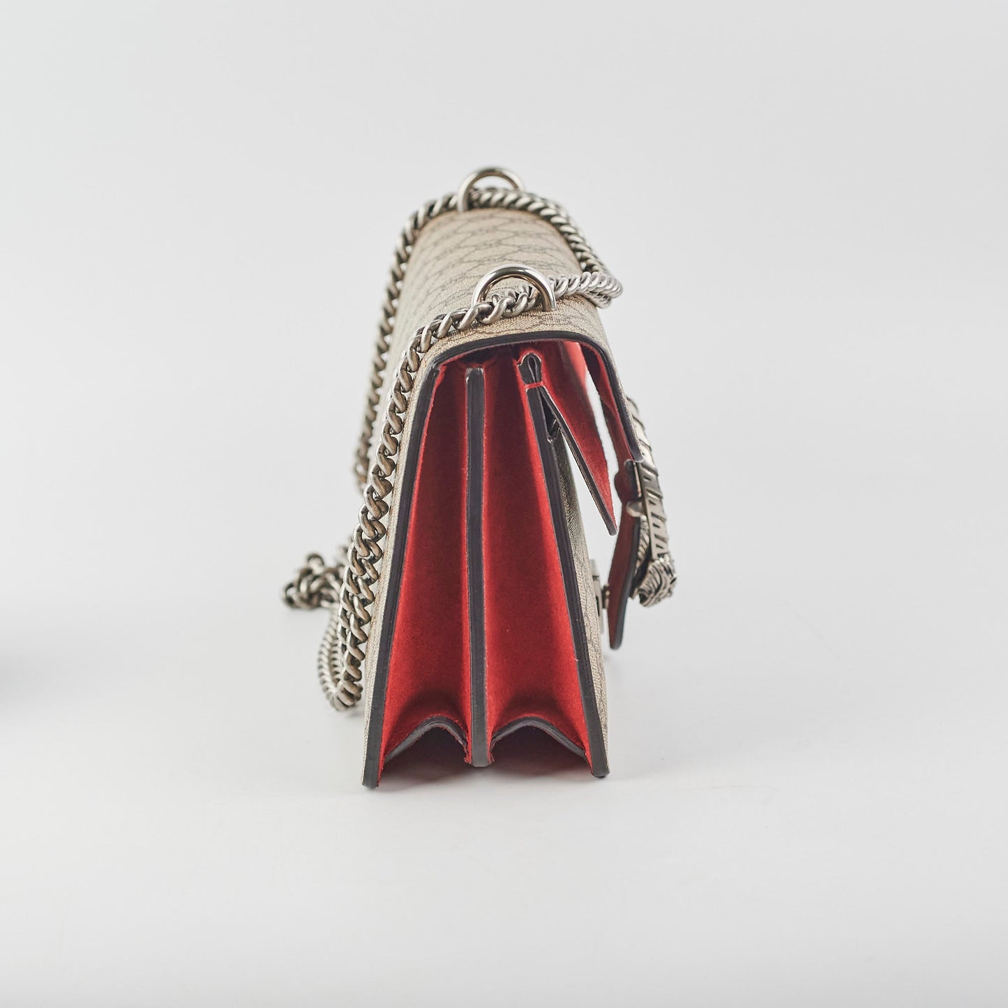 Gucci Dionysus Medium Monogram Red Shoulder Bag