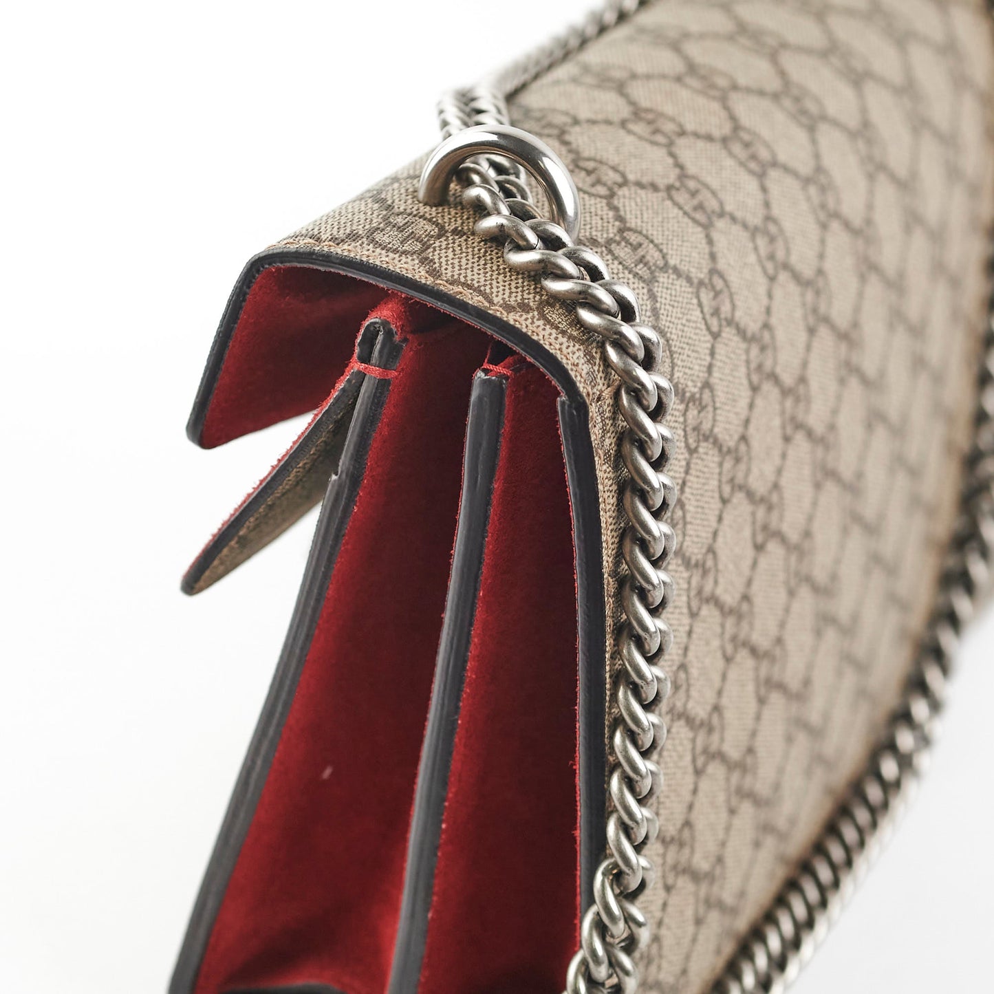 Gucci Dionysus Medium Monogram Red Shoulder Bag