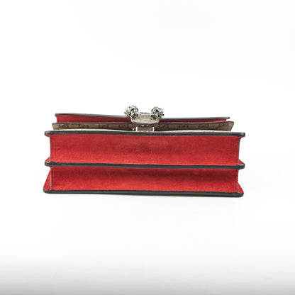 Gucci Dionysus Medium Monogram Red Shoulder Bag
