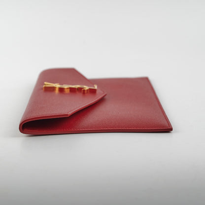 Saint Laurent Uptown Clutch Red