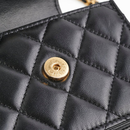 Chanel Micro Crossbody Bag Black