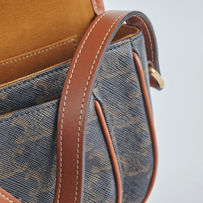 Celine Medium Triomphe Canvas Folco