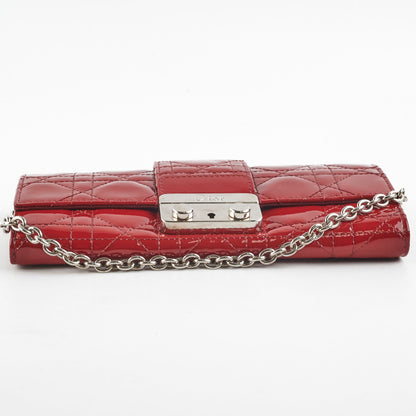 Christian Dior Red Patent Wallet