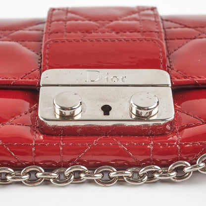 Christian Dior Red Patent Wallet