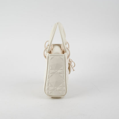 Christian Dior Micro Lady Dior White
