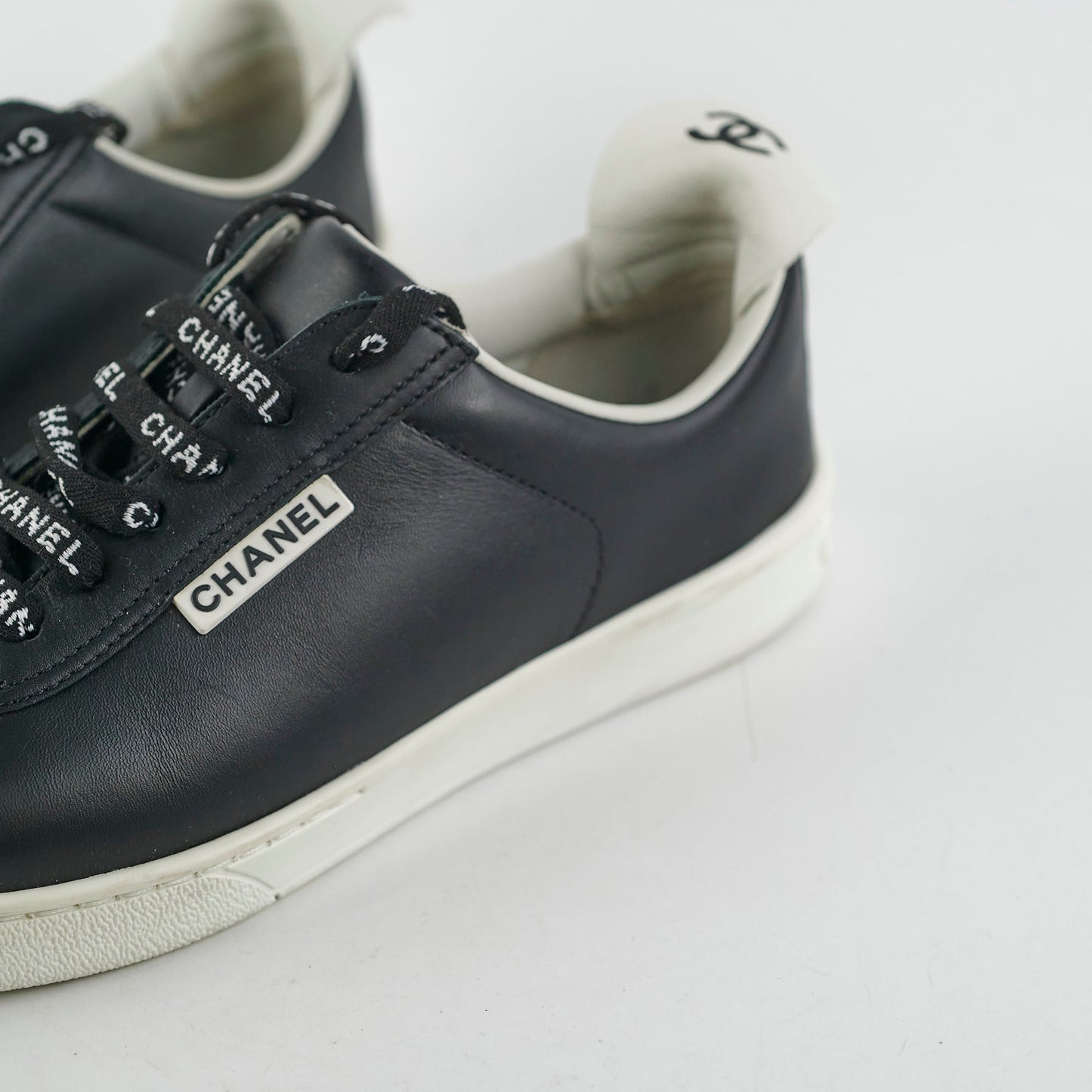 Chanel Black Sneakers Size 36