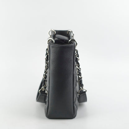 Chanel Caviar PST Petite Shopping Tote Black