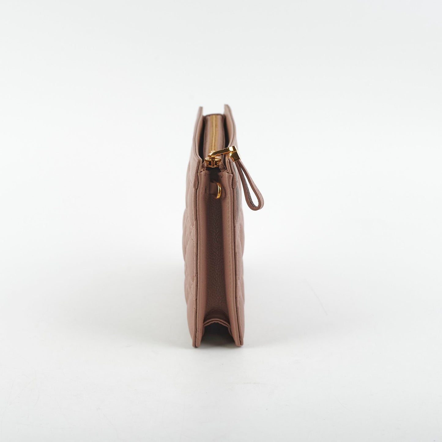 Christian Dior Caro Every Pouch Clutch Rose Nude