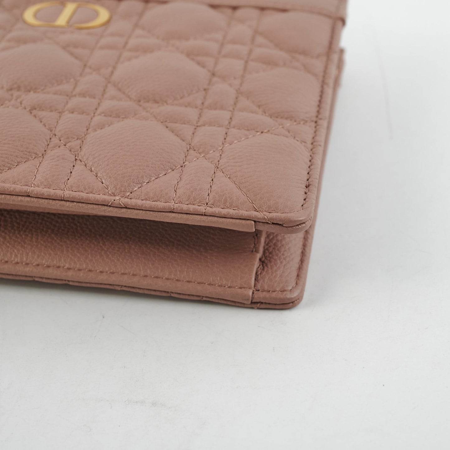 Christian Dior Caro Every Pouch Clutch Rose Nude