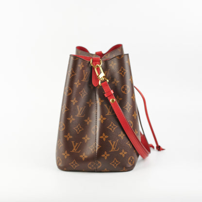 Louis Vuitton Neo Noe Monogram Red