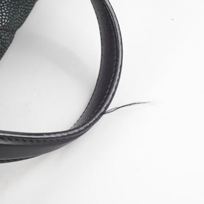 Chanel Caviar Turnlock Top Handle Tote Bag Black