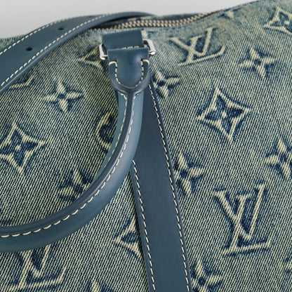 Louis Vuitton Keepall Bandouliere Denim 50