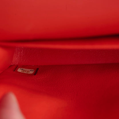 Chanel Medium Classic Flap Red Lambskin