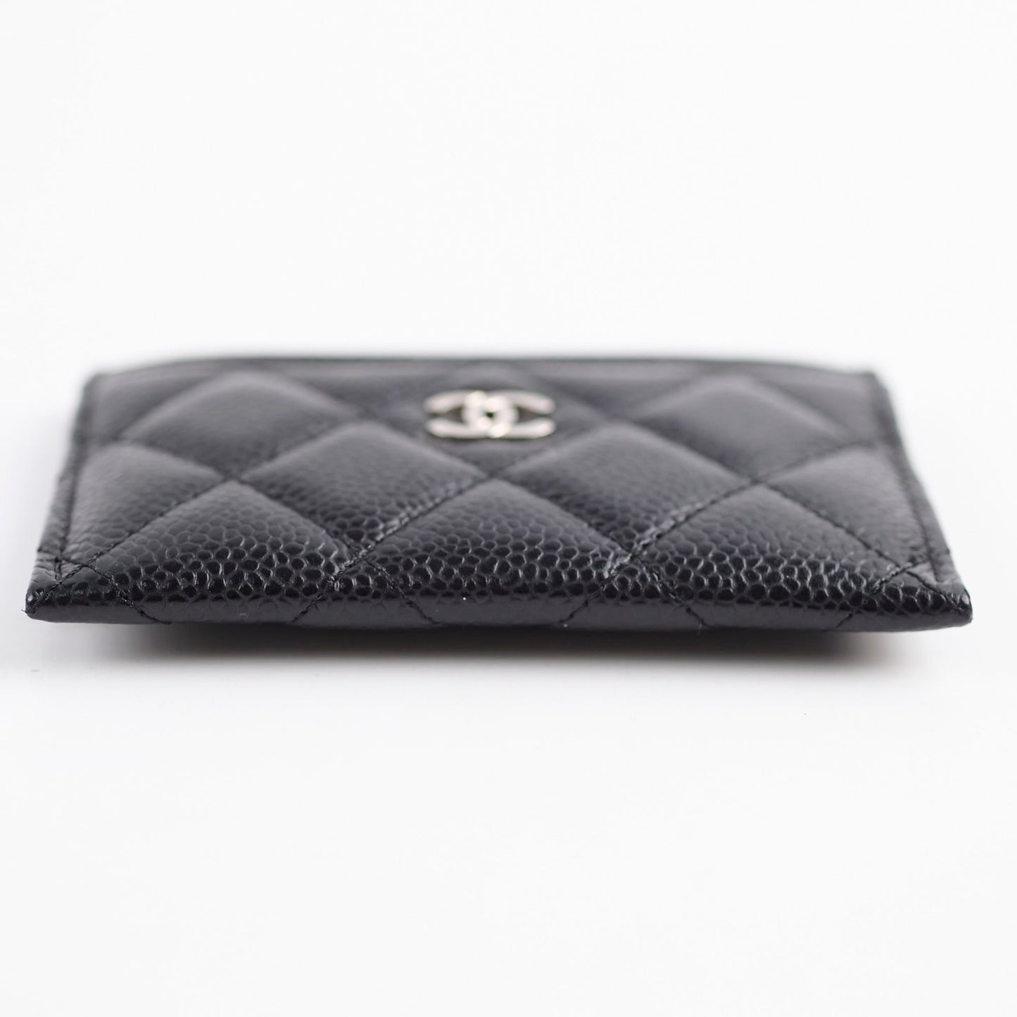 Chanel 5 Slot Caviar Black Cardholder - Series 29
