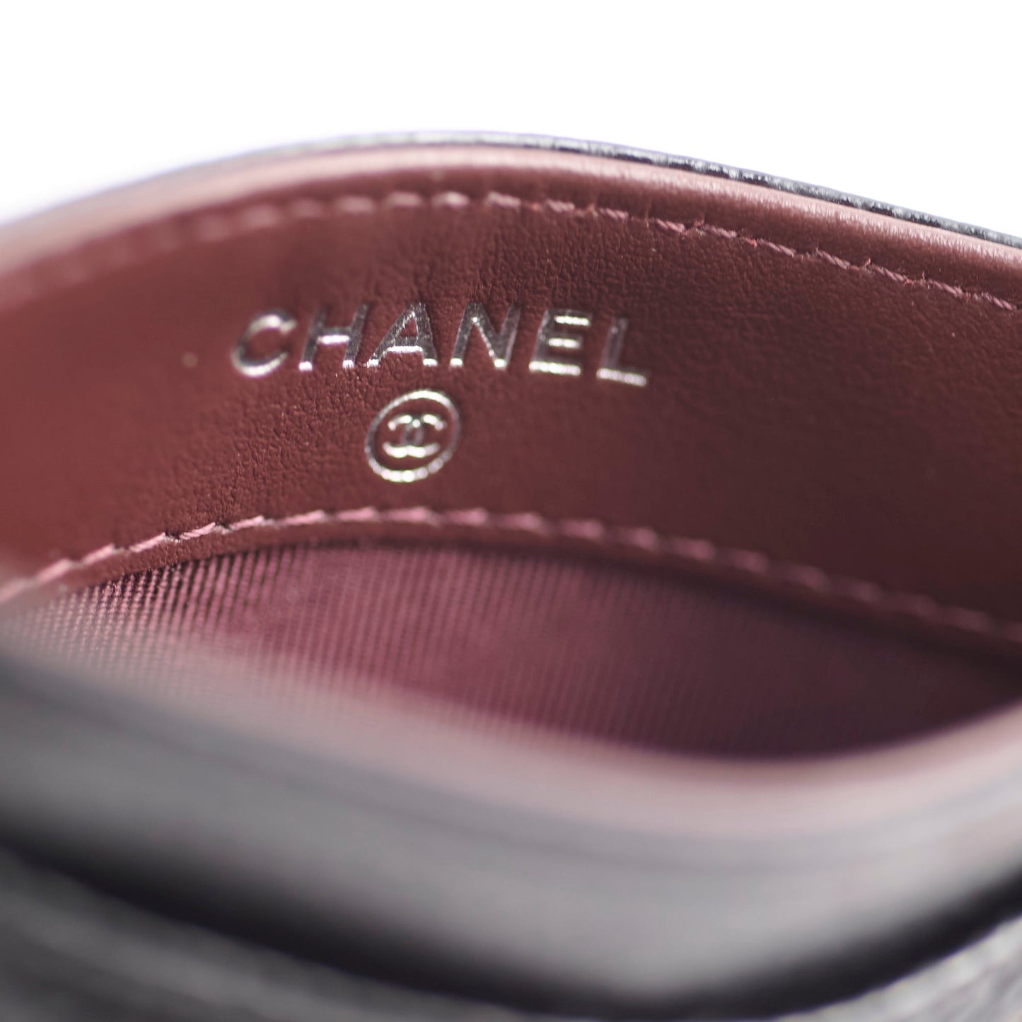 Chanel 5 Slot Caviar Black Cardholder - Series 29