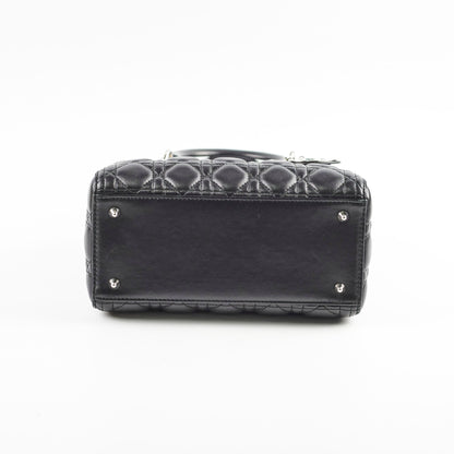 Christian Dior Lady Dior lambskin Black