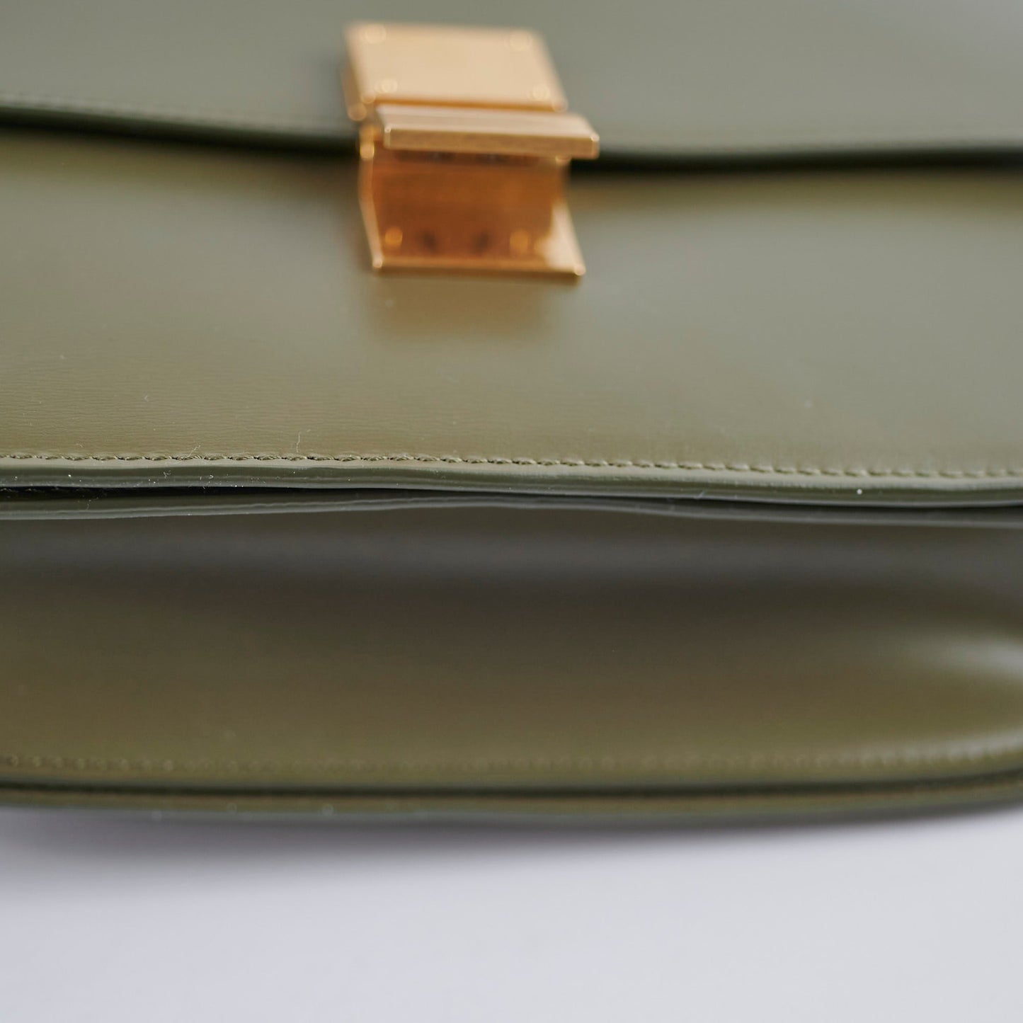 Celine Medium Box Bag Olive