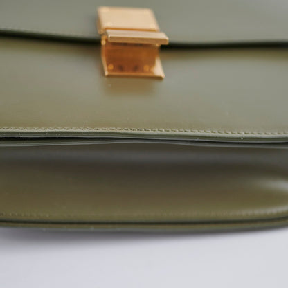 Celine Medium Box Bag Olive