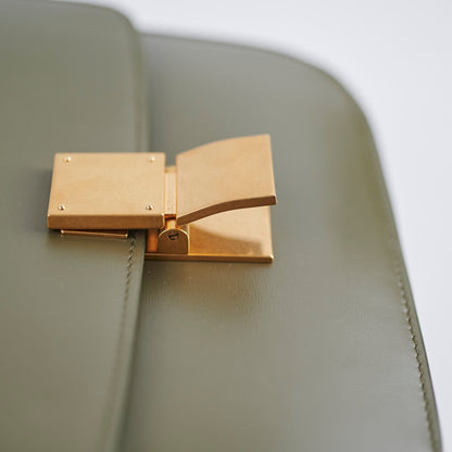 Celine Medium Box Bag Olive