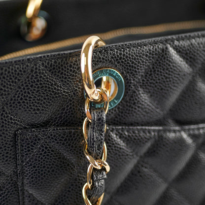 Chanel Caviar GST Grand Shopping Tote Black