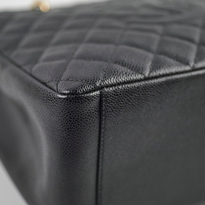 Chanel Caviar GST Grand Shopping Tote Black