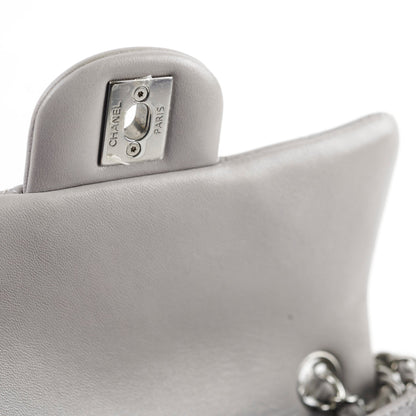 Chanel Mini Rectangle Grey Microchip