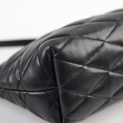 Saint Laurent Mini Quilted Leather Bag Black