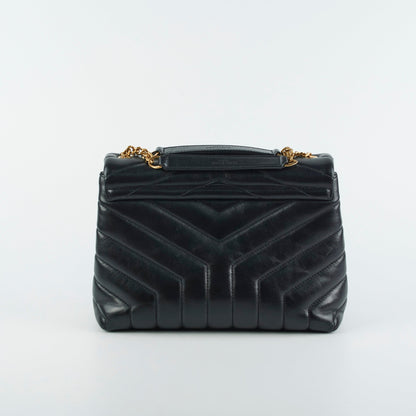 Saint Laurent Small Lou Lou Black Shoulder Bag