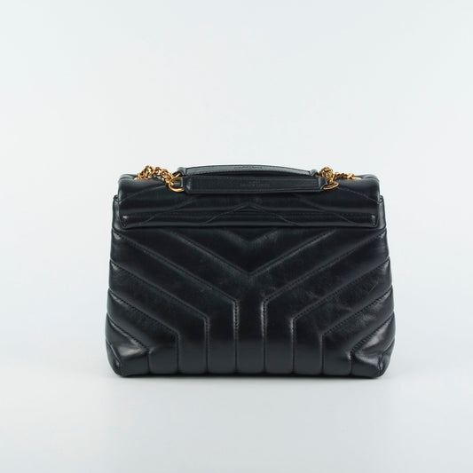 Saint Laurent Small Lou Lou Black Shoulder Bag