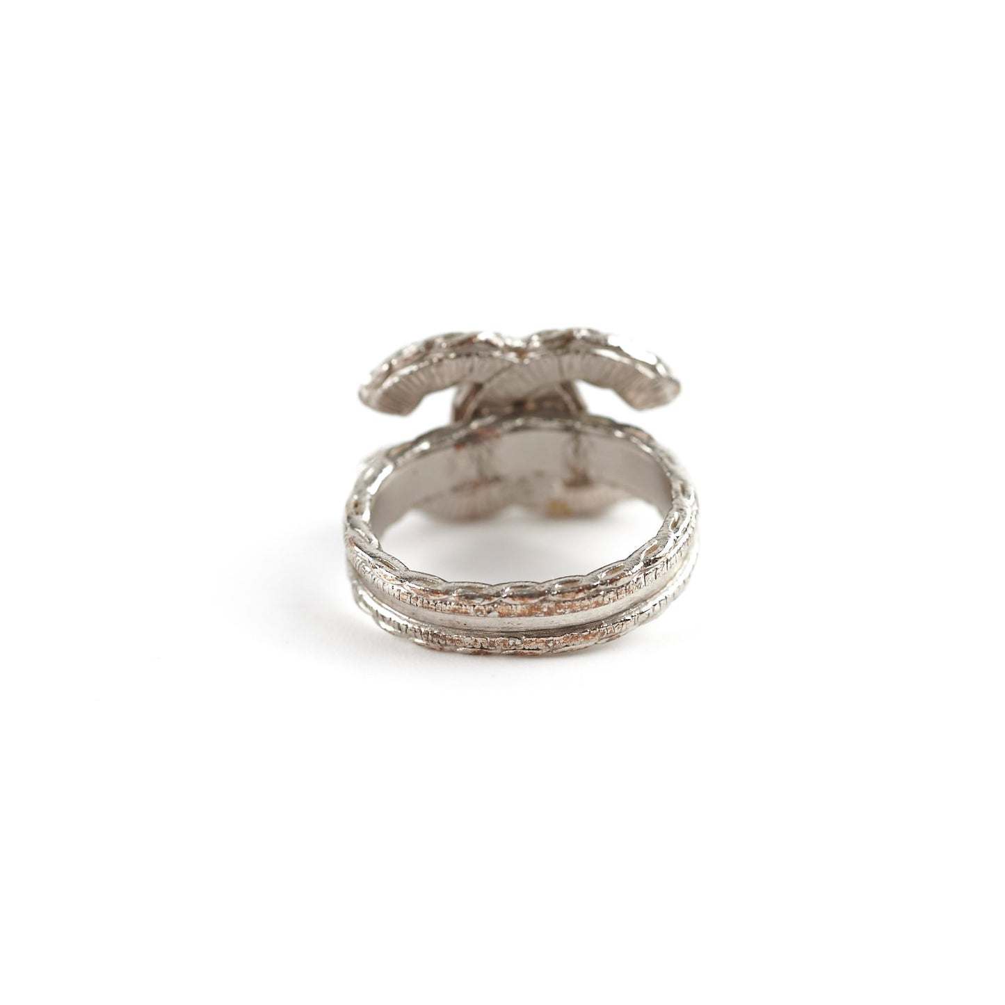 Chanel CC Logo Ring Costume Jewelry Size 52