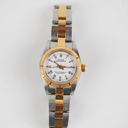 ITEM 24 - Rolex Oyster Perpetual 26MM Two Tone Watch