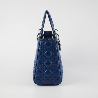 Christian Dior Medium Lady Dior Blue