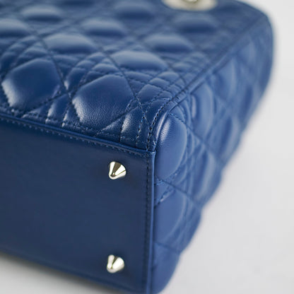 Christian Dior Medium Lady Dior Blue