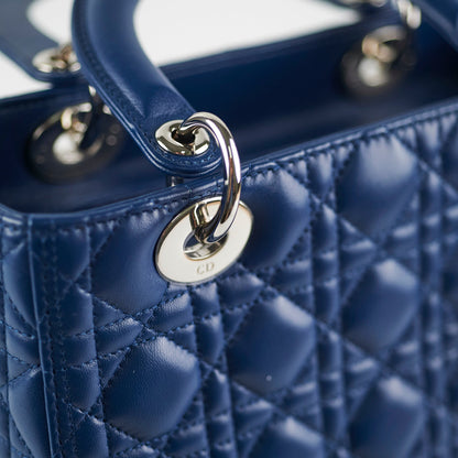 Christian Dior Medium Lady Dior Blue