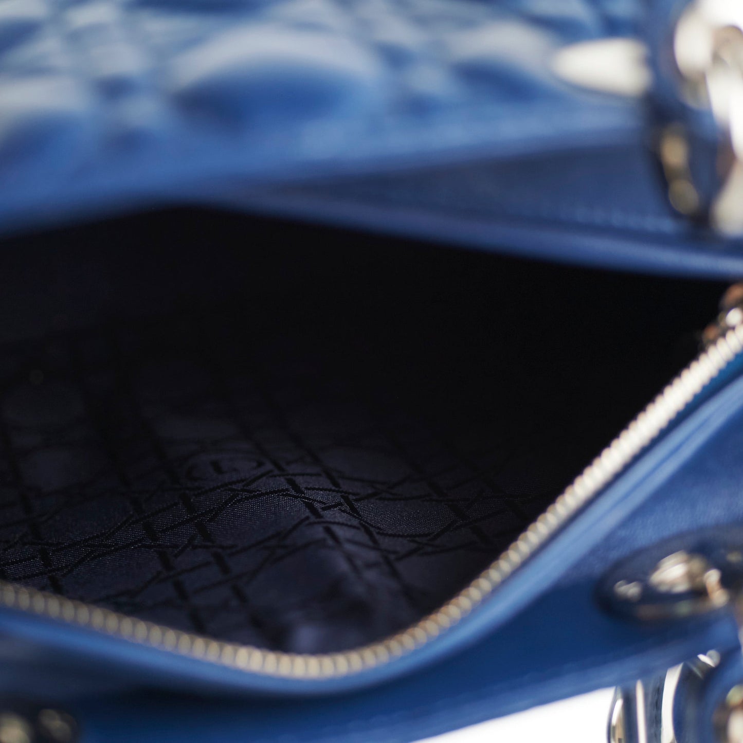 Christian Dior Medium Lady Dior Blue