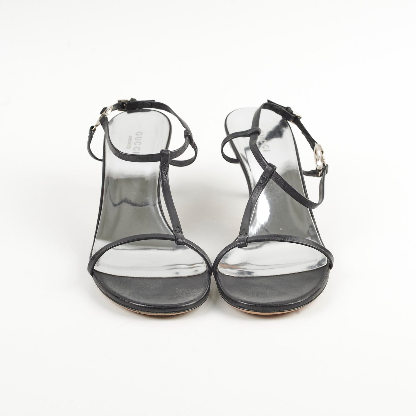 Gucci Kitten Heels Nappa Moorea Nero 38