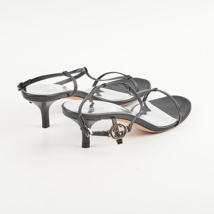 Gucci Kitten Heels Nappa Moorea Nero 38