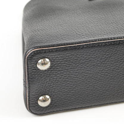 Louis Vuitton Capucines BB Taurillon Black Pink